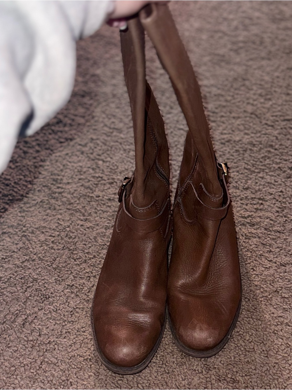 Brown Leather Women’s Ankle Boots